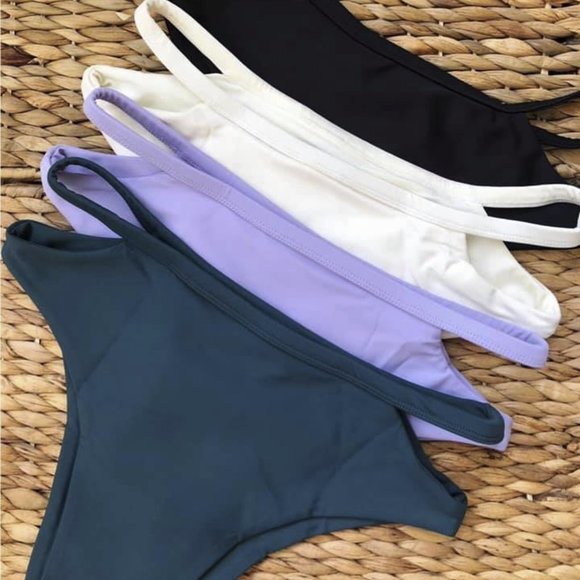 AWAY THAT DAY Tahiti Bikini Bottom (cut out detail) - Picture 1 of 9